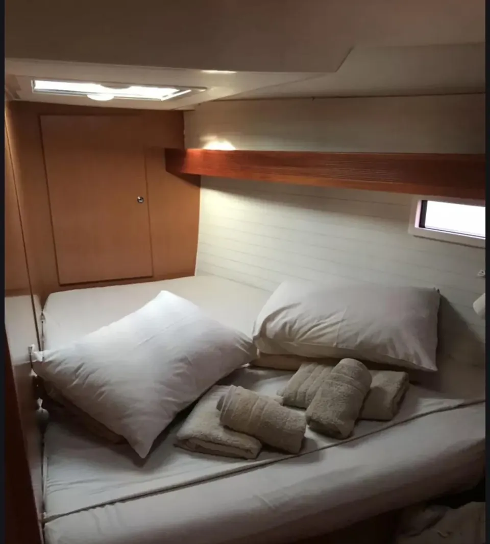 Double cabin on the Bavaria Cruiser 45